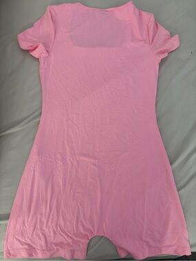 Women's Pink Short Sleeve Tee Dress